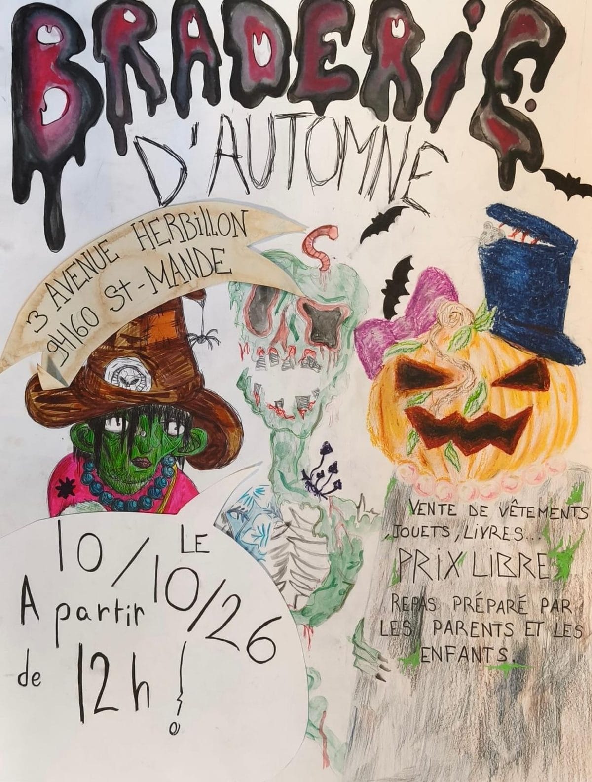 Braderie d&rsquo;automne 10 octobre !
